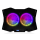 Podkładka chłodząca pod laptopy MODECOM MC-CF18 RGB Silent Fan Czarna Podstawka Chłodząca